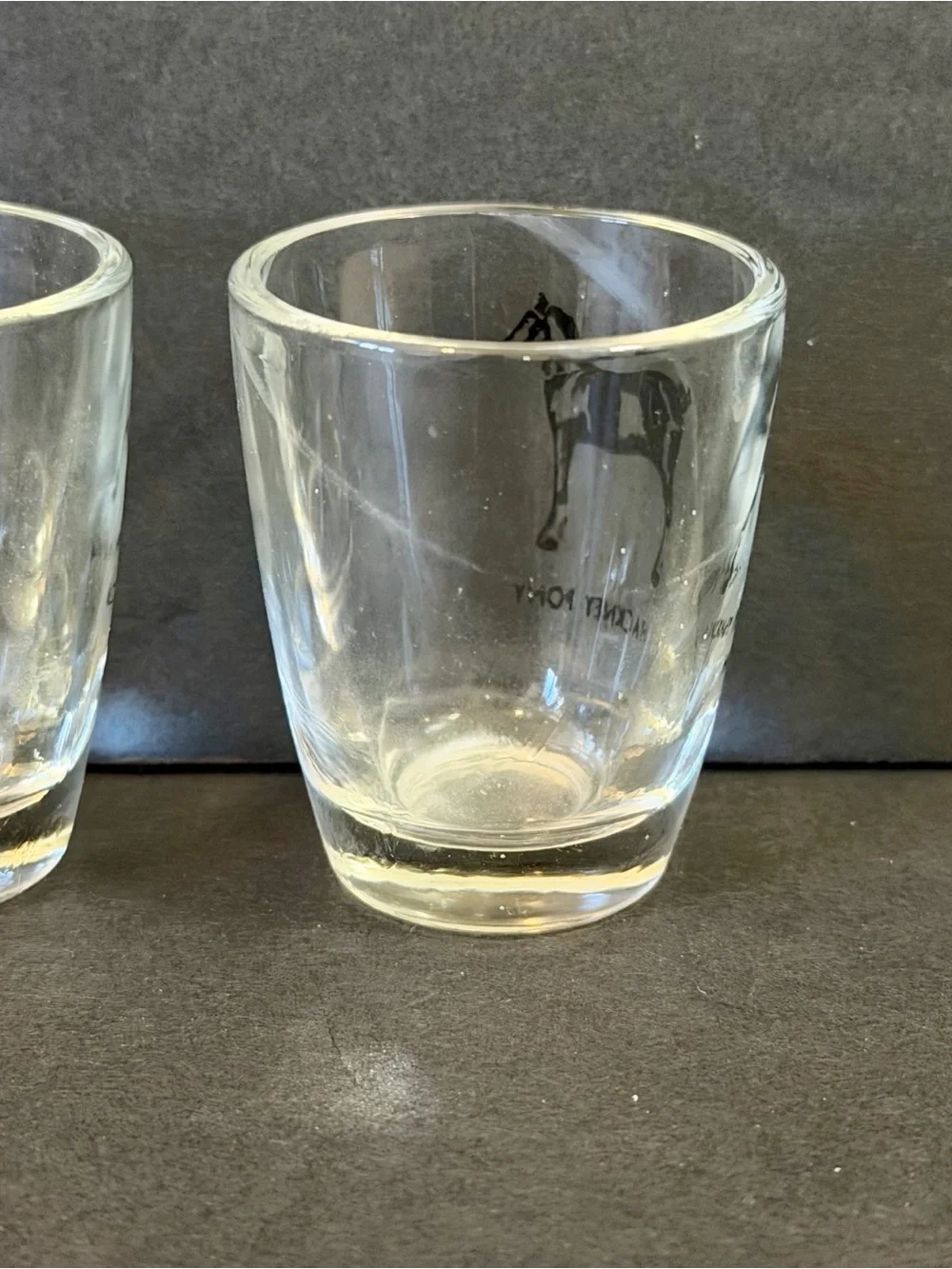 Hazel Atlas Shot Glasses MCM Pony Horse Breed Stallion Jigger Equestrian Set 5x